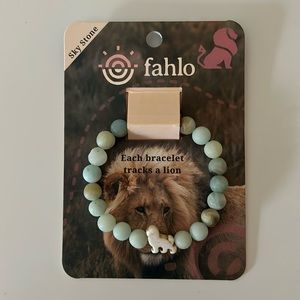 NWT FAHLO Sky Stone Lion tracking bracelet NWT
